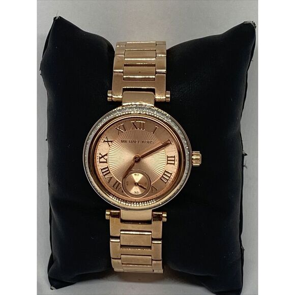 Michael Kors MK5971 Women's Stainless Steel Analog Dial Quartz Wrist Watch JK363 - Picture 1 of 12